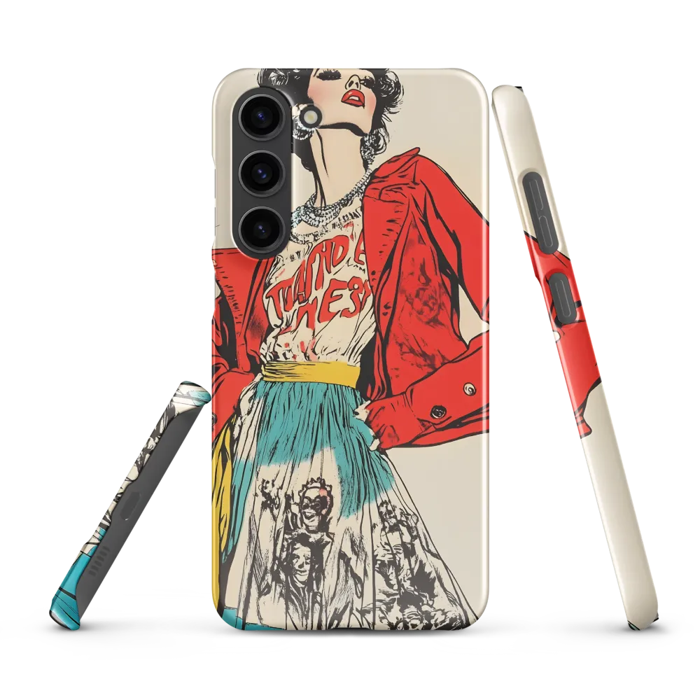 Vibrant Elegance: A Pop Art Fashion Statement