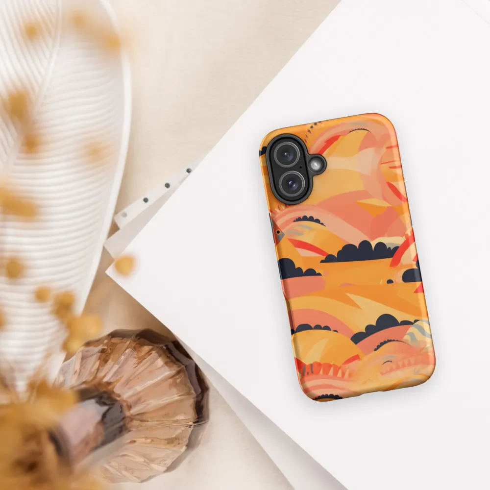 Whispers of the Abstract Horizon | Phone Case |  16 Plus | Tough Case | Matte