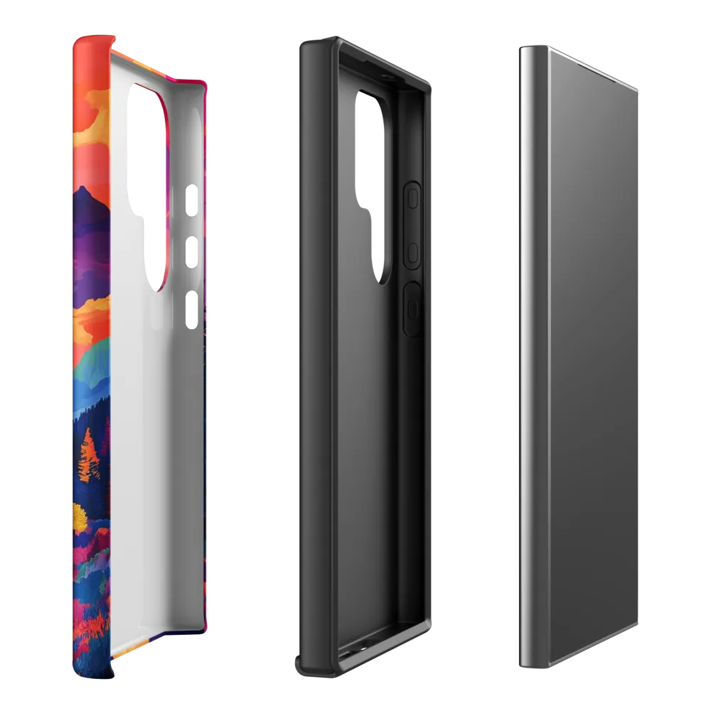 Radiant Serenity: A Surreal Landscape | Phone Case |  S24 Ultra | Tough Case | Matte