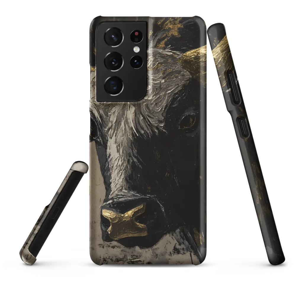 Majestic Bull: The Power in Black and Gold