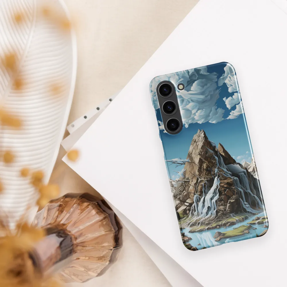 Majestic Cascade: A Mountain Masterpiece