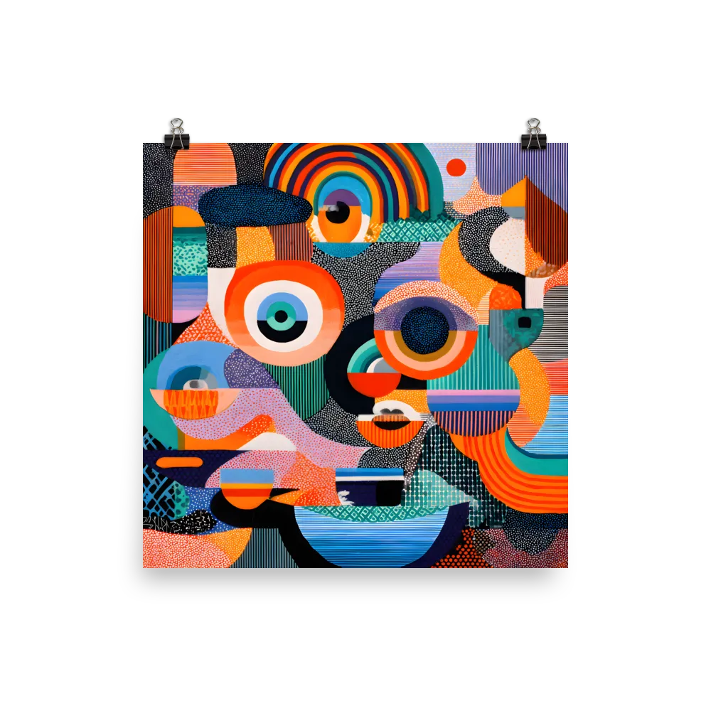 Chromatic Circles 
 Poster | 12″x 12″