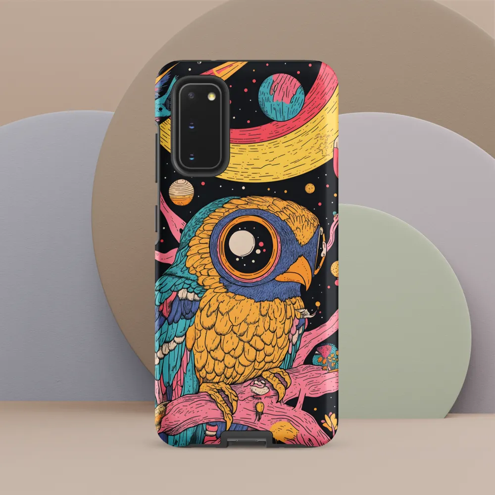 Whimsical Cosmic Owl | Phone Case |  S20 | Tough Case | Matte