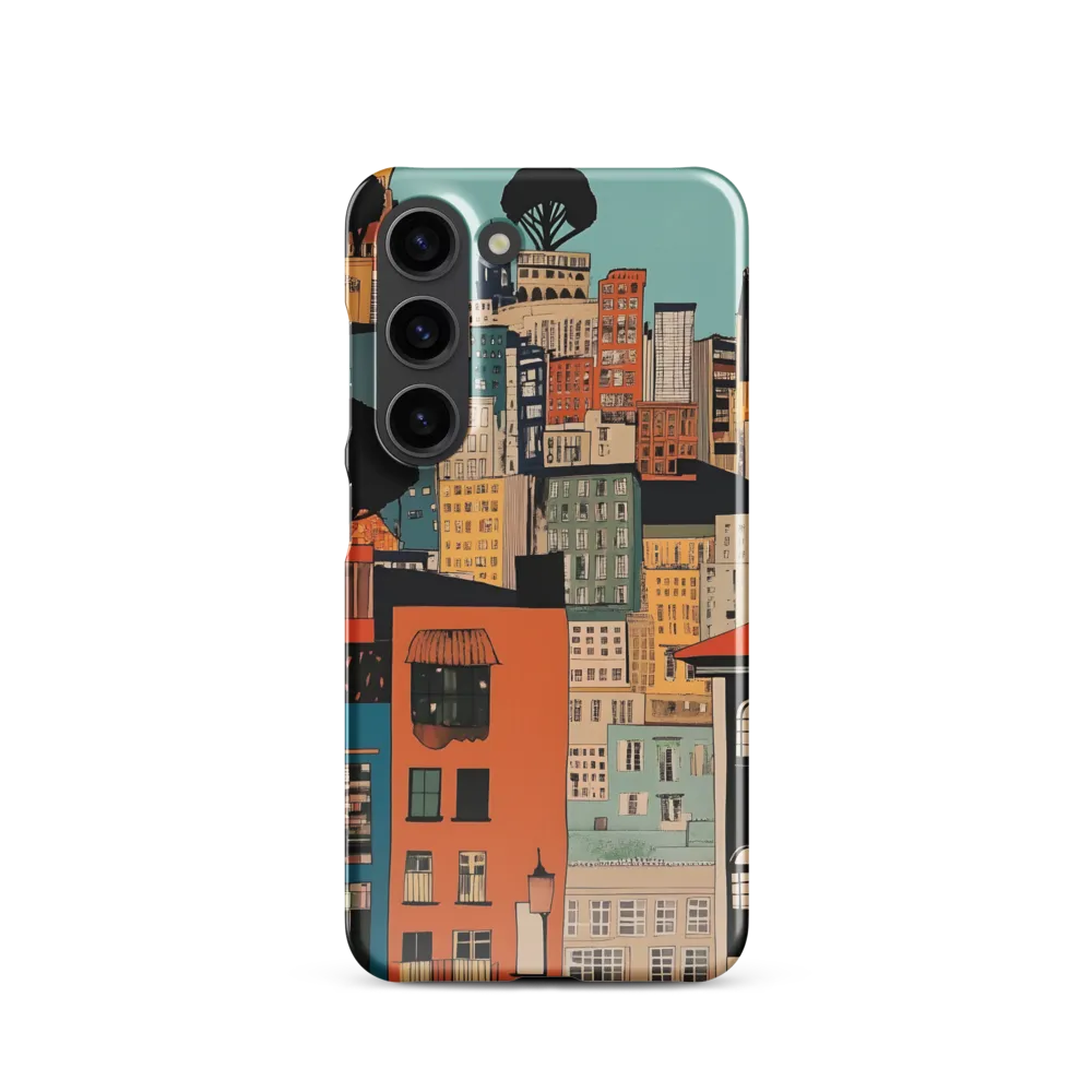 Urban Fusion: A Colorful Cityscape