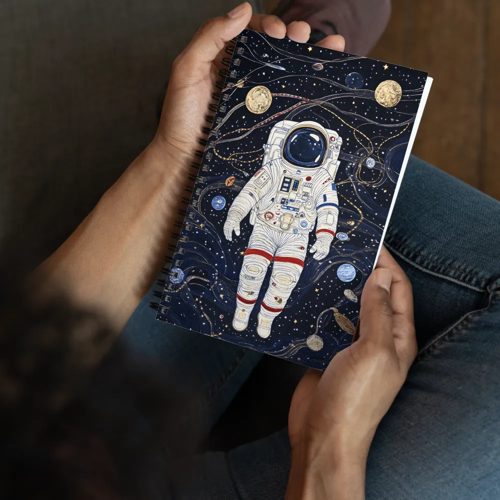 Beyond the Stars: An Astronaut's Journey | Spiral Notebook