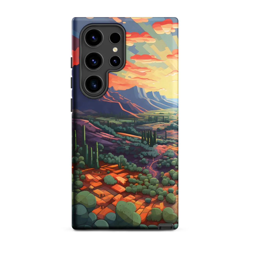 Desert Serenity at Dusk | Phone Case |  S24 Ultra | Tough Case | Matte