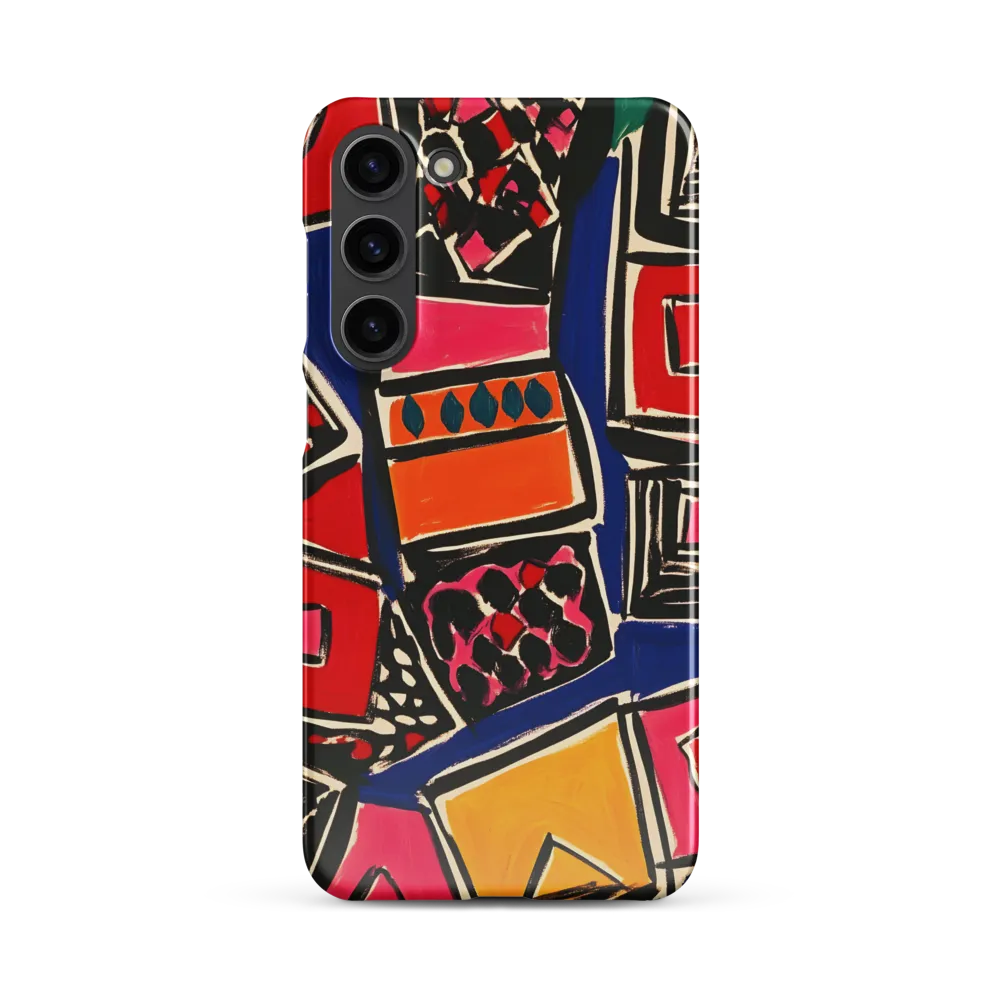 Dynamic Geometric Harmony | Phone Case |  S23 Plus | Snap Case | Glossy