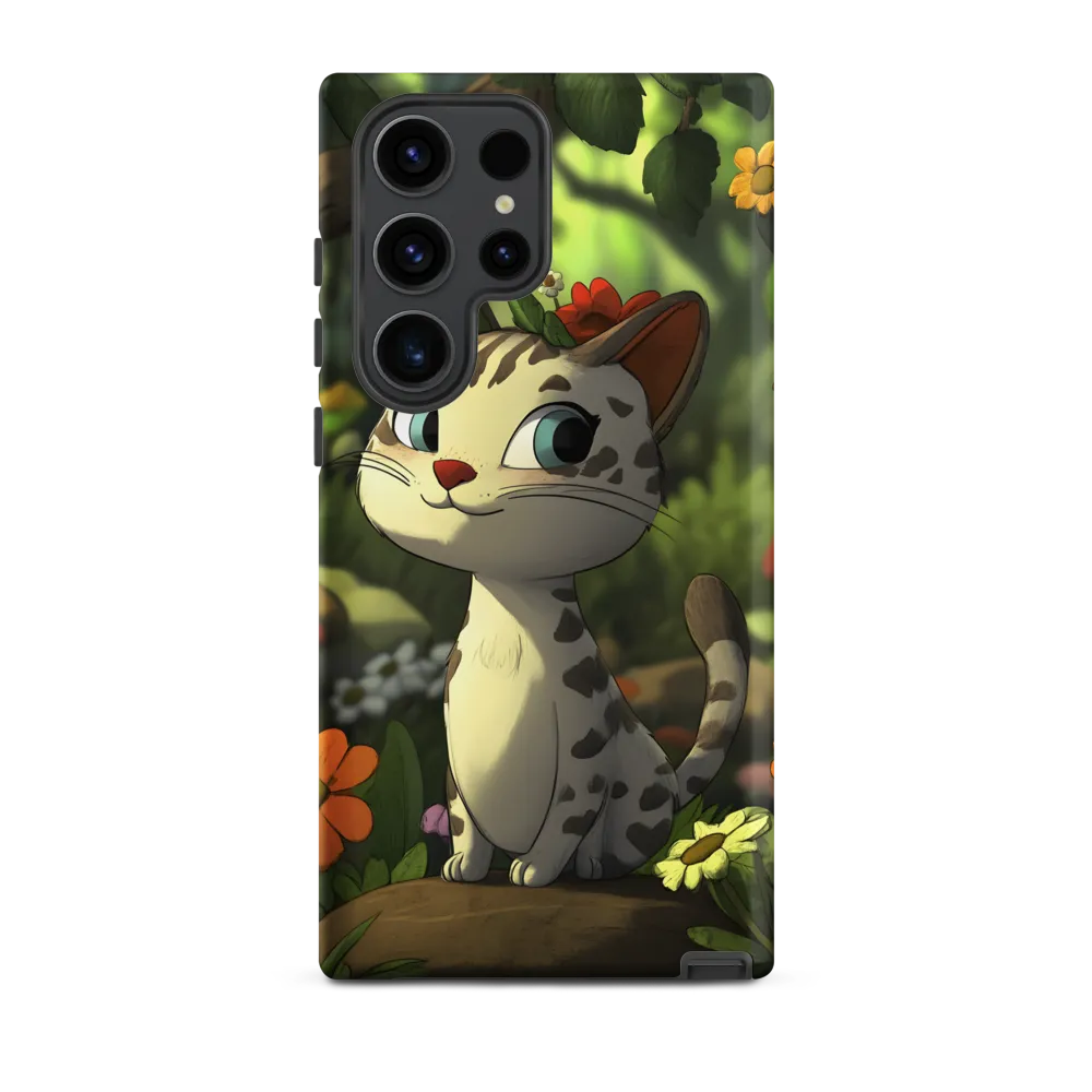 Whimsical Forest Cat