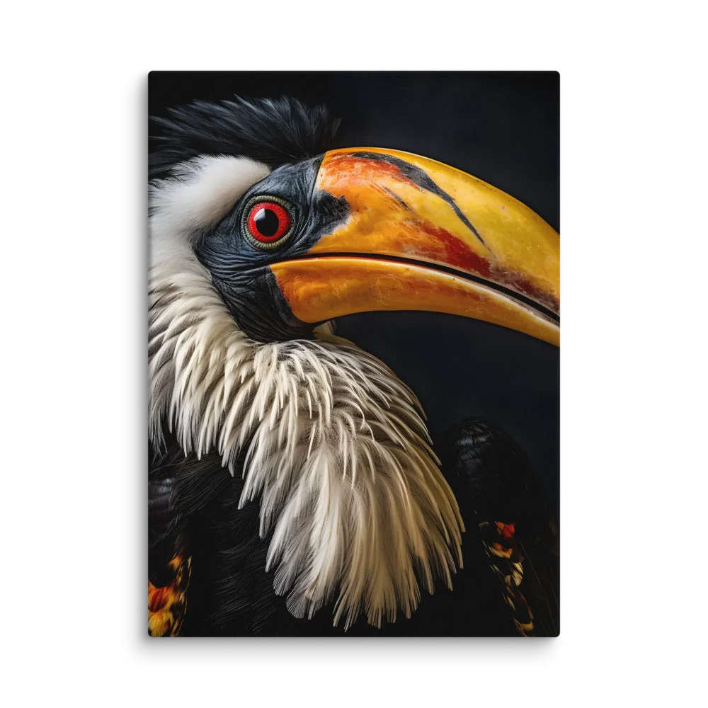 Majestic Hornbill Portrait | Canvas | 40″×55″