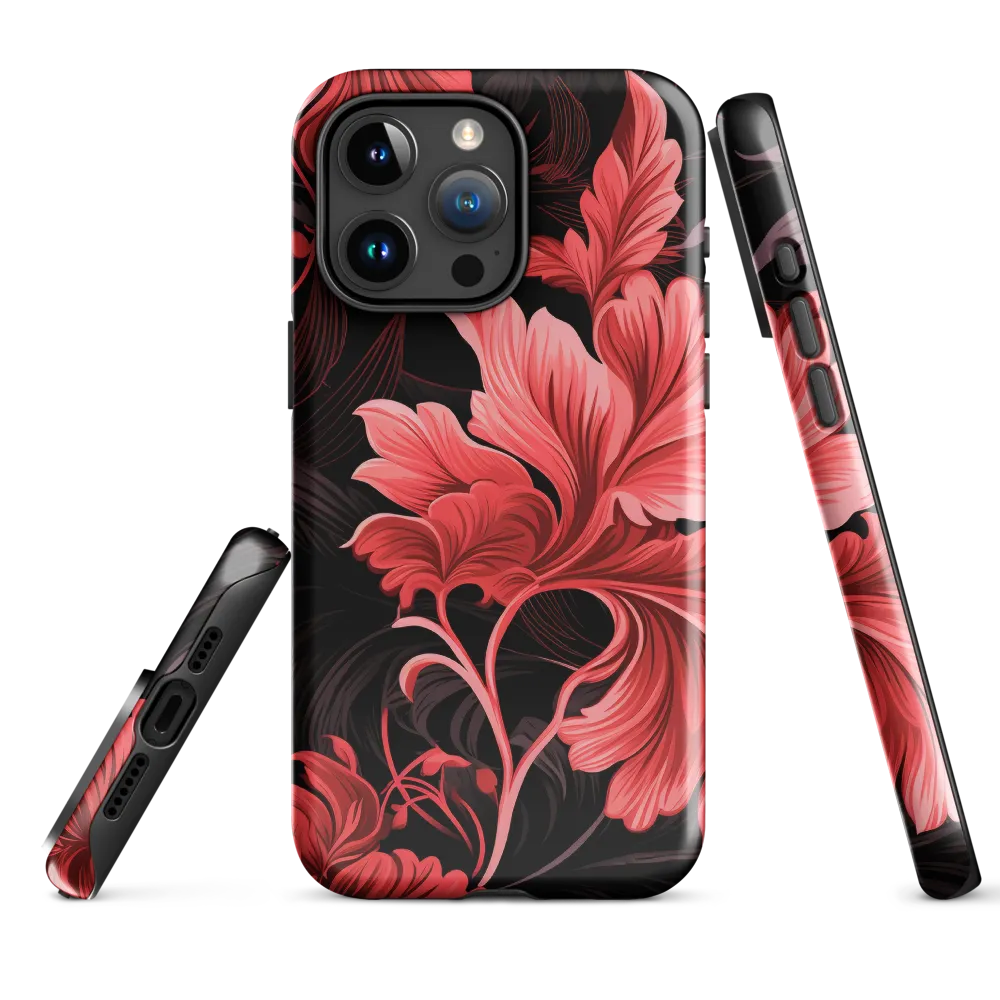 Tropical Elegance in Red
