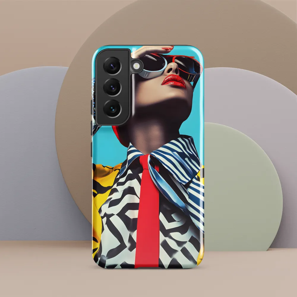 Chic Confidence in Bold Patterns