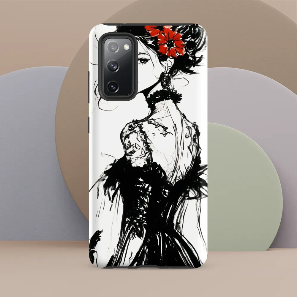 Elegance in Black and Red