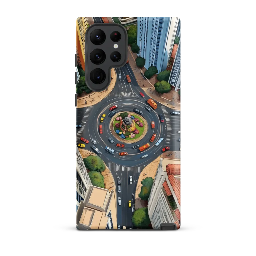 Urban Symphony: Aerial Vision of City Life