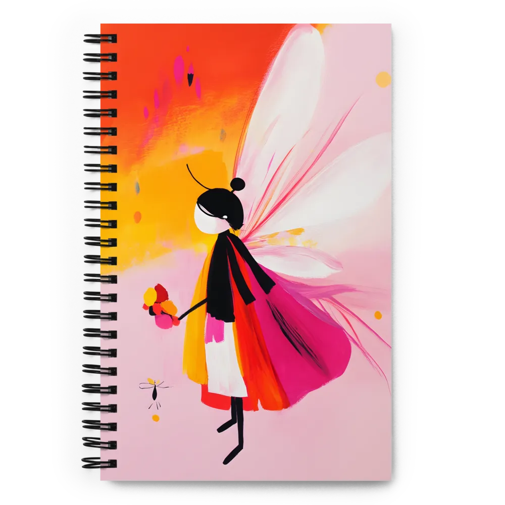 Whispers of a Floral Fairy | Spiral Notebook