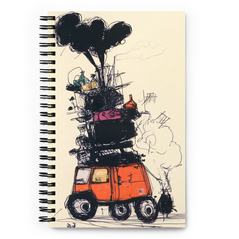 The Whimsical Hauler | Spiral Notebook