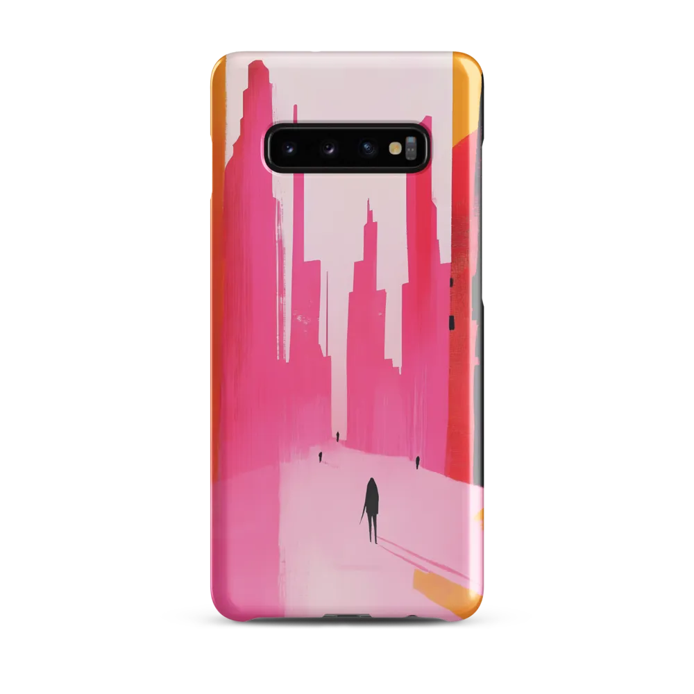 Urban Echoes in Pink | Phone Case |  S10 Plus | Snap Case | Glossy