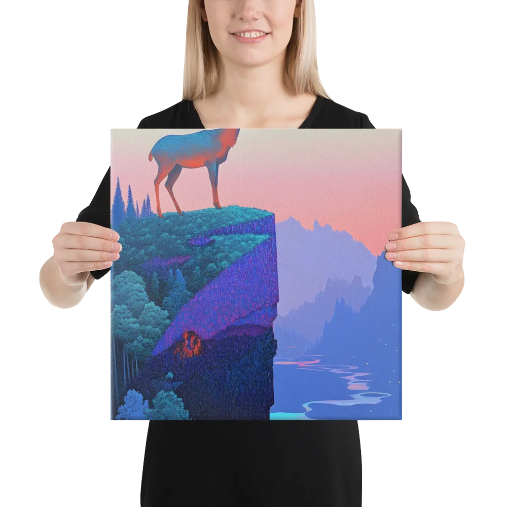 Majestic Refuge | Canvas | 16″×16″
