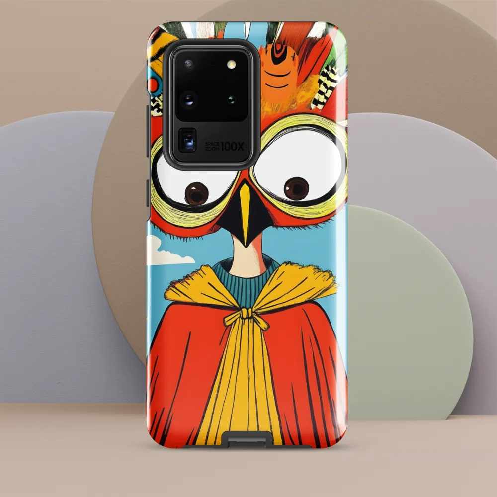 A Whimsical Encounter: The Owl-Human Fusion