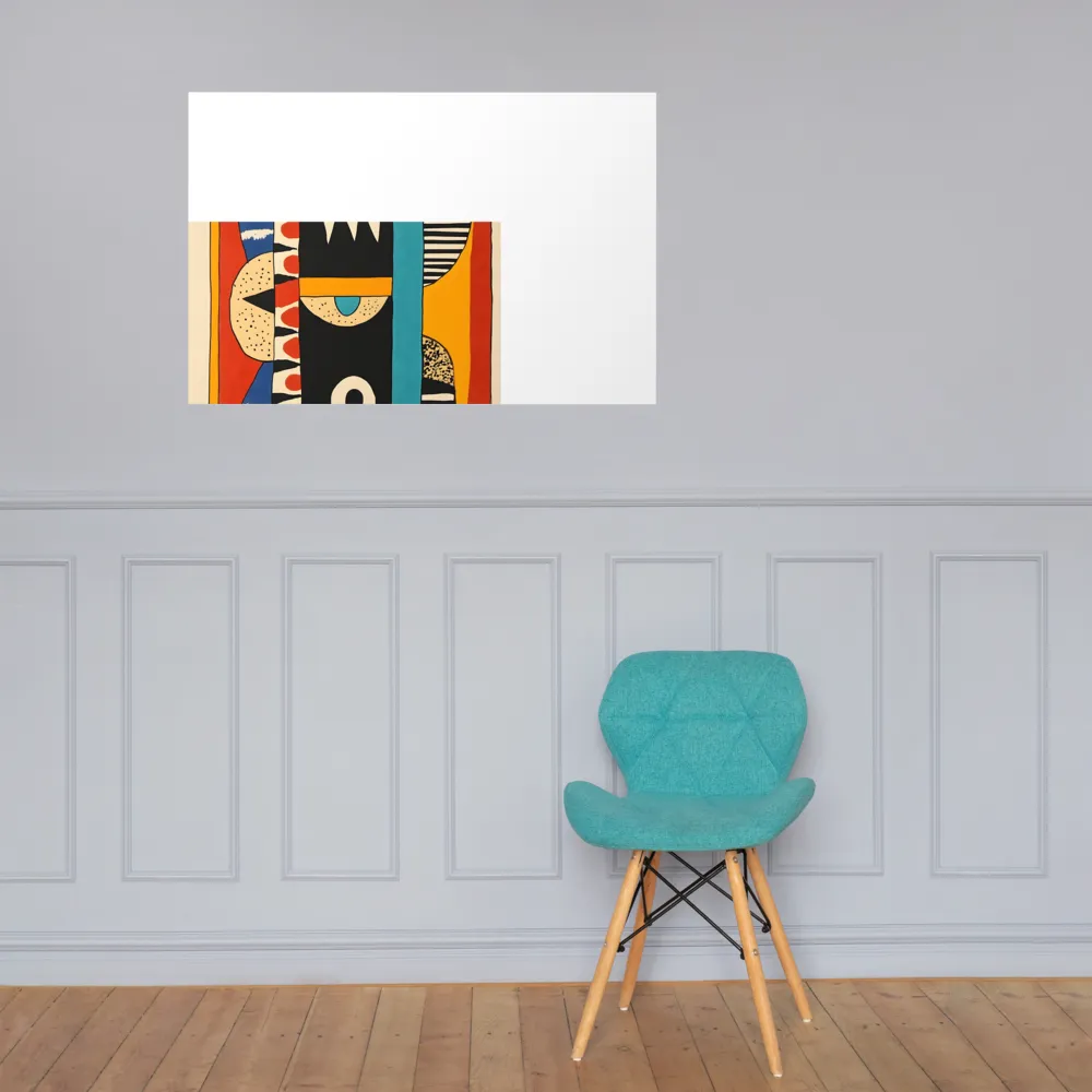 Playful Geometry: A Modern Abstract Exploration | Poster | 24″×36″
