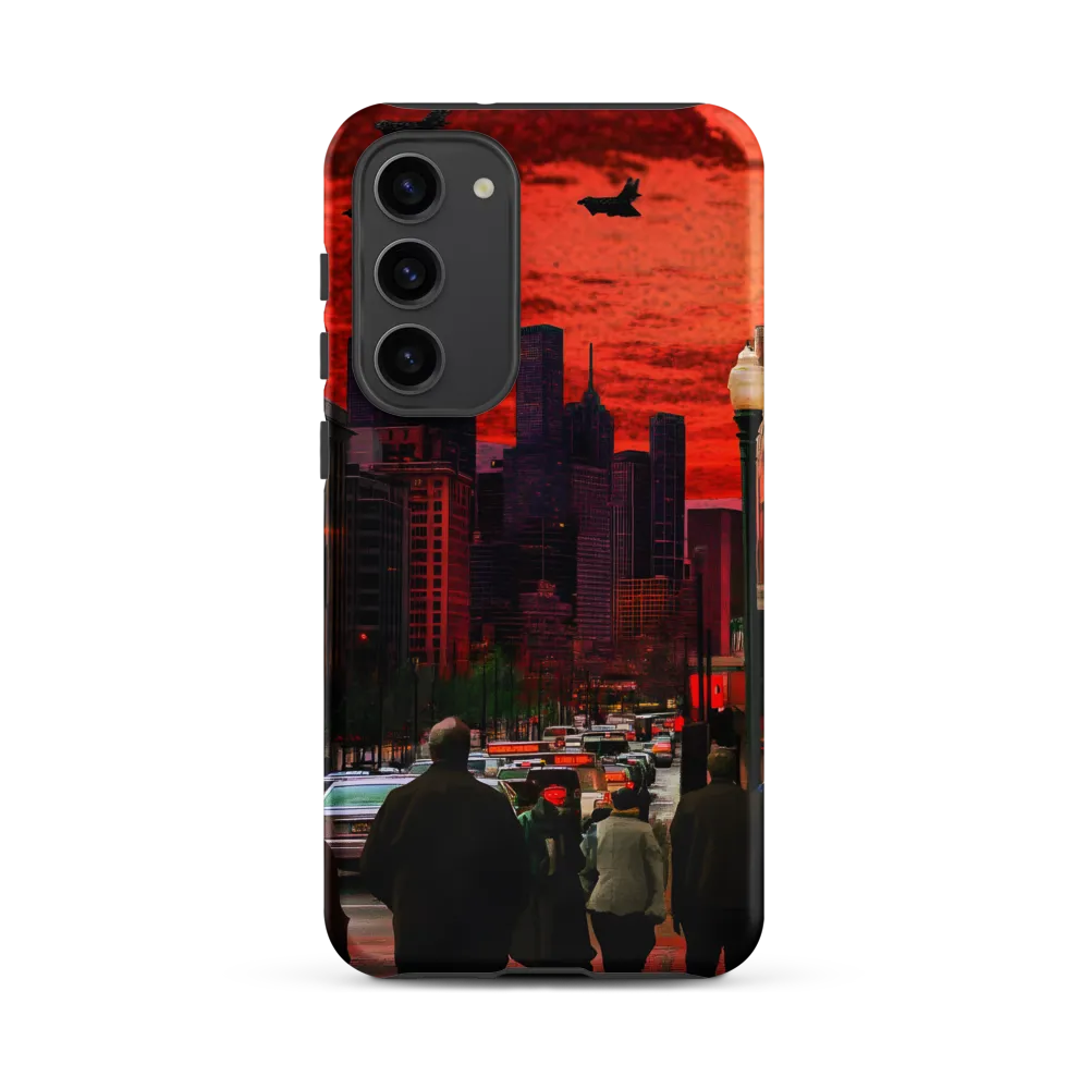 Urban Reverie: Stratospheric Shadows | Phone Case |  S23 Plus | Tough Case | Matte
