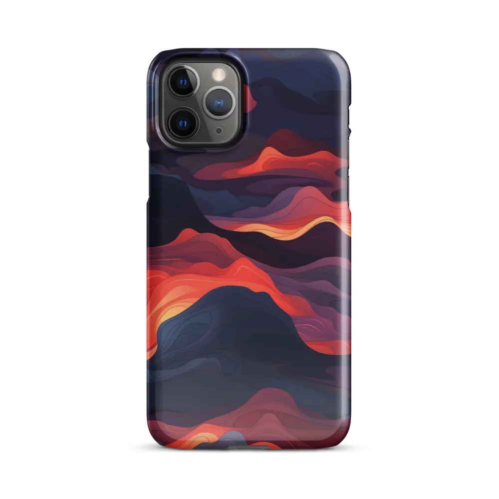 Ethereal Waves of Color | Phone Case |  11 Pro | Snap Case | Glossy