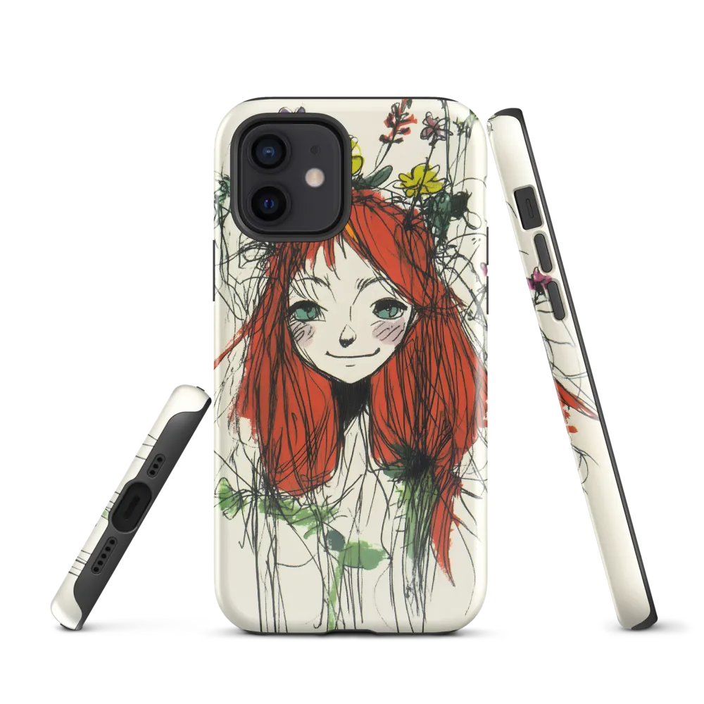 Whimsical Floral Portrait