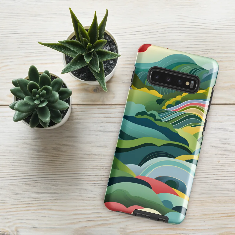 Waves of Serenity | Phone Case |  S10 Plus | Tough Case | Glossy