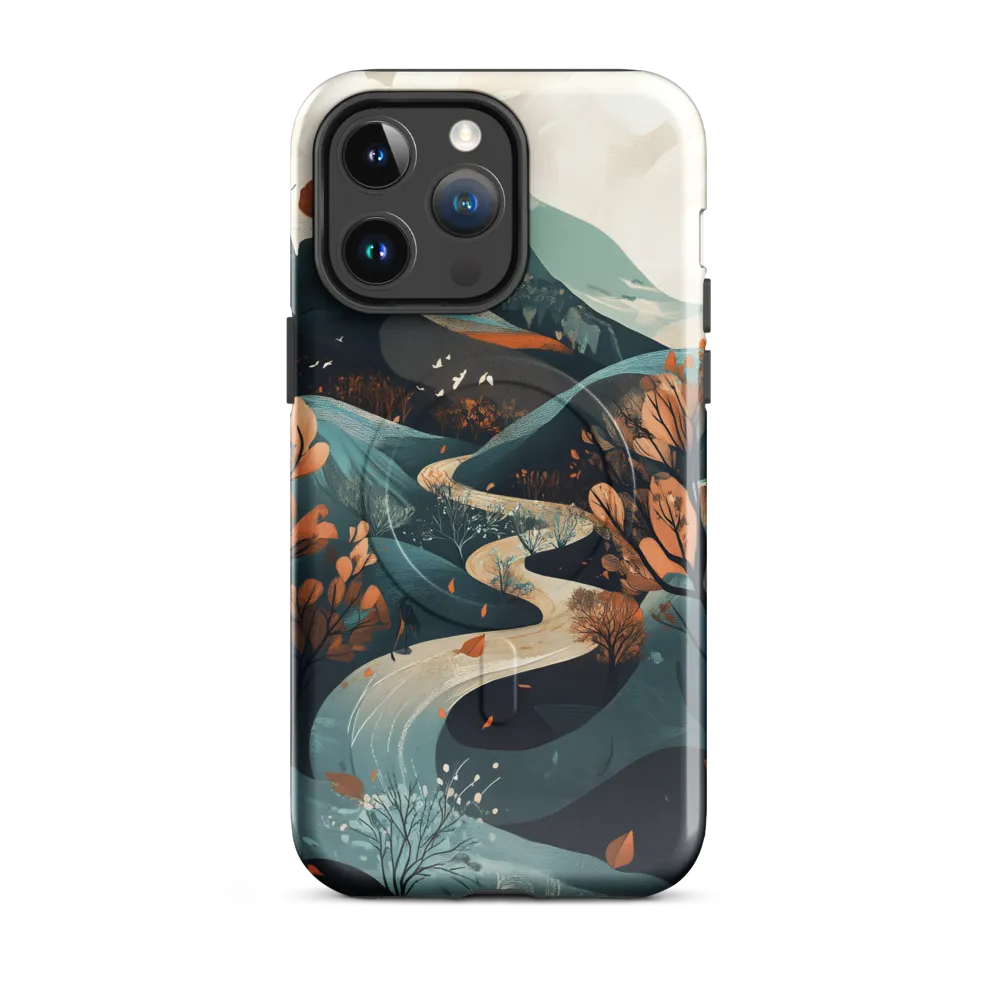 Whispers of Autumn: A Serene Journey | Phone Case |  14 Pro Max | MagSafe® Tough Case | Glossy