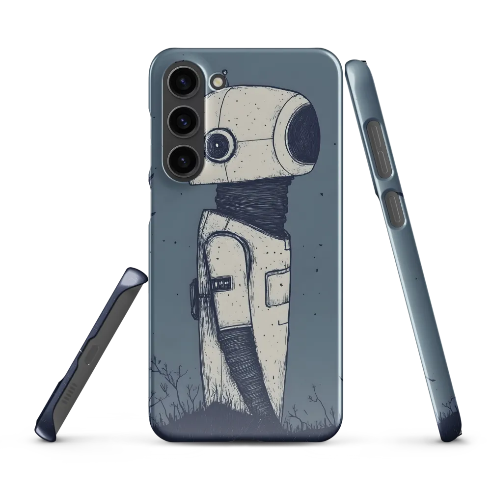 Contemplative Robot in a Barren Landscape