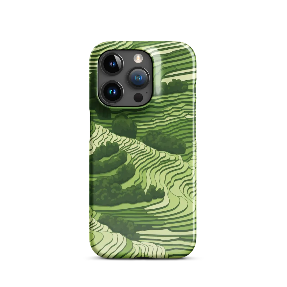 Waves of Green: An Abstract Landscape