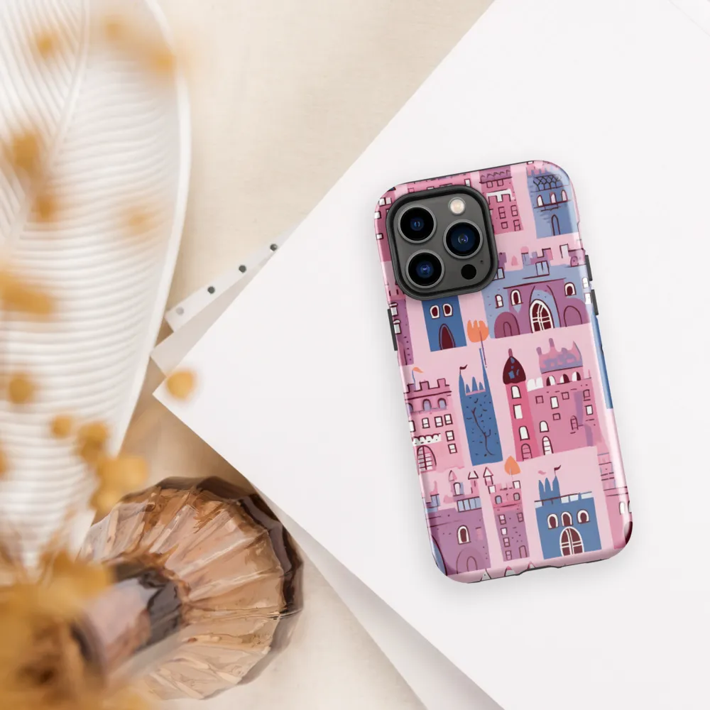 Whimsical Castles: A Playful Tapestry | Phone Case |  14 Pro Max | Tough Case | Glossy