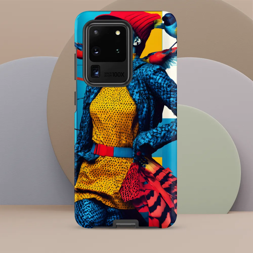 Vibrant Fusion of Nature and Fashion