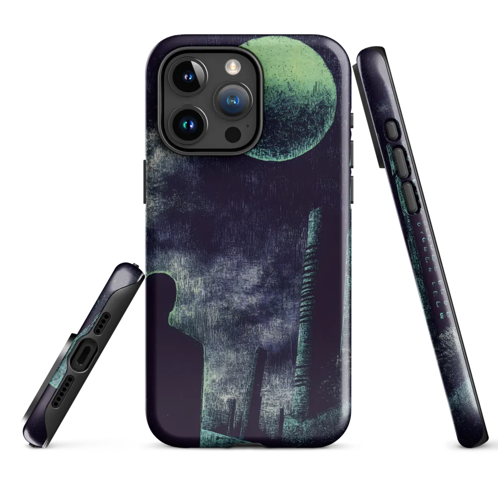 Lunar Solitude | Phone Case |  15 Pro Max | Tough Case | Glossy