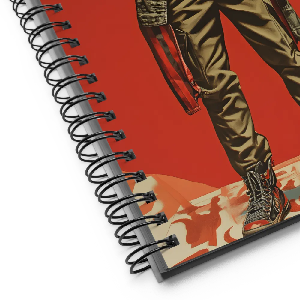 Urban Rebellion: The Skeleton Icon | Spiral Notebook