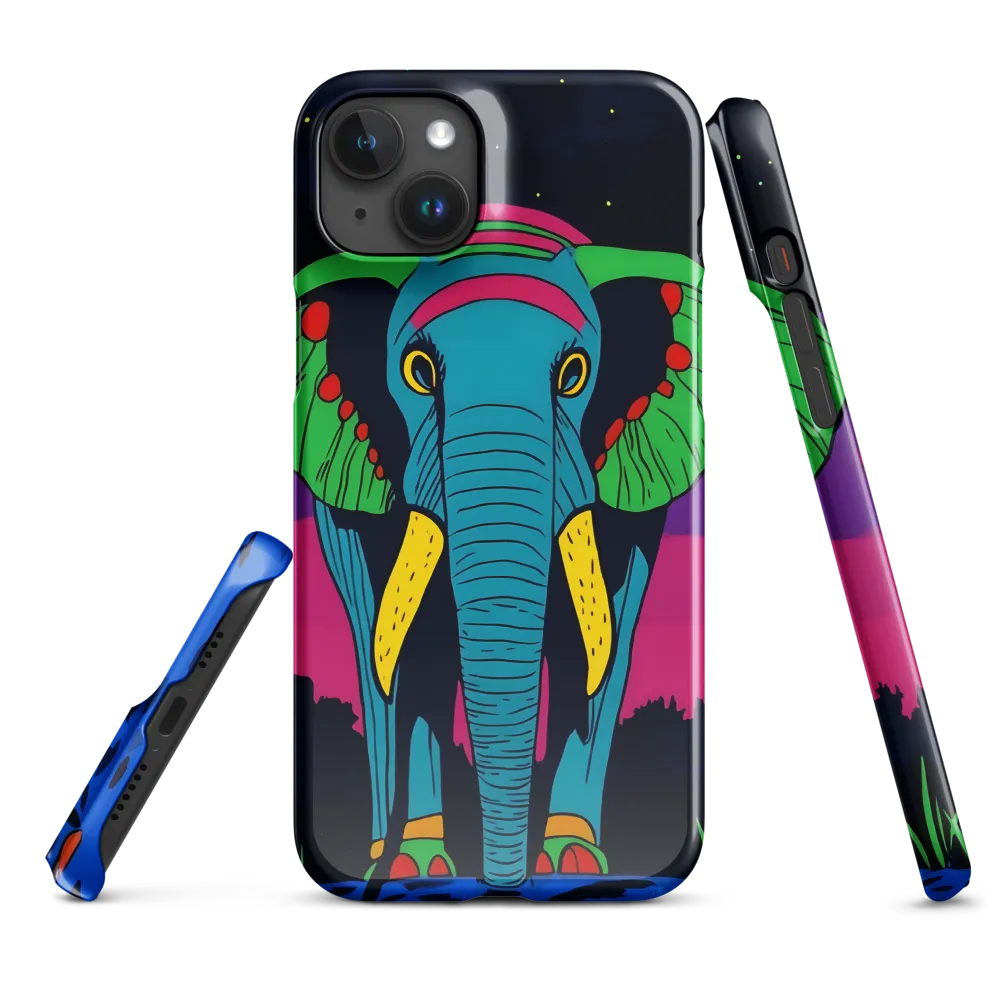 Whimsical Majesty: The Vibrant Elephant