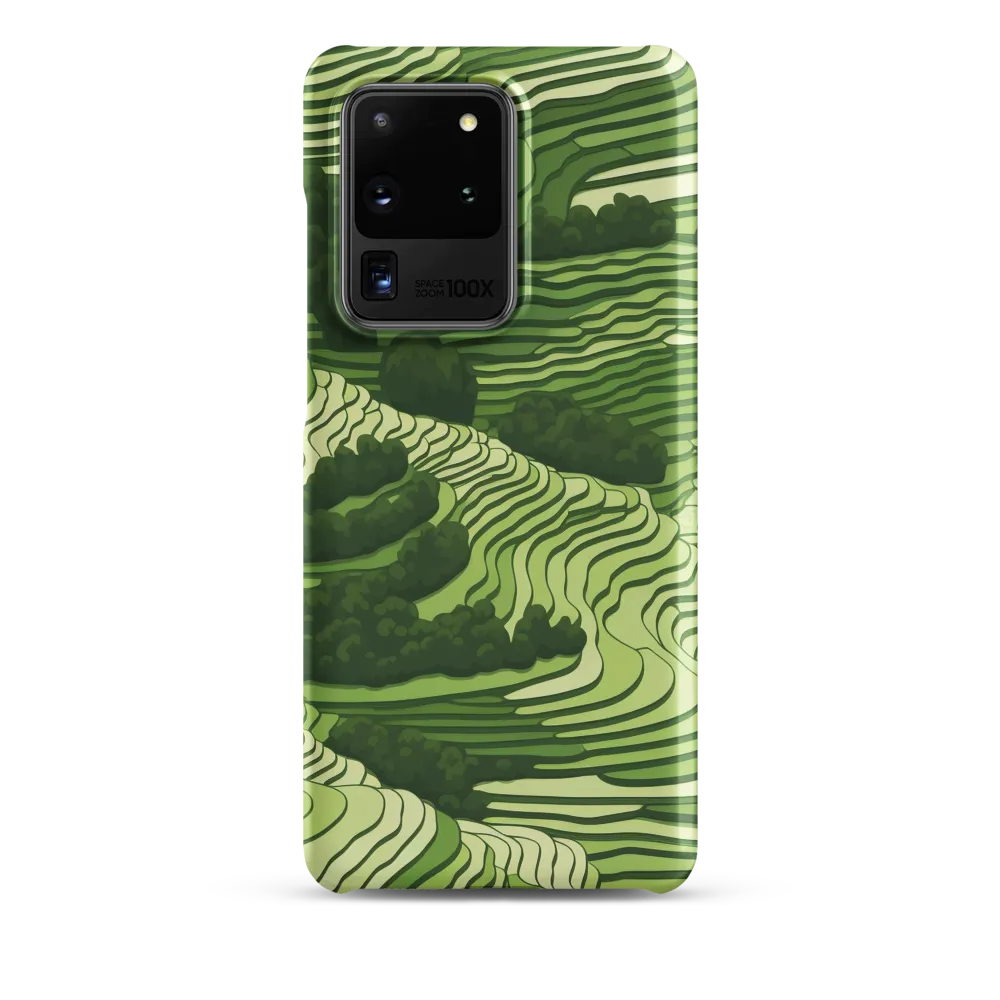 Waves of Green: An Abstract Landscape