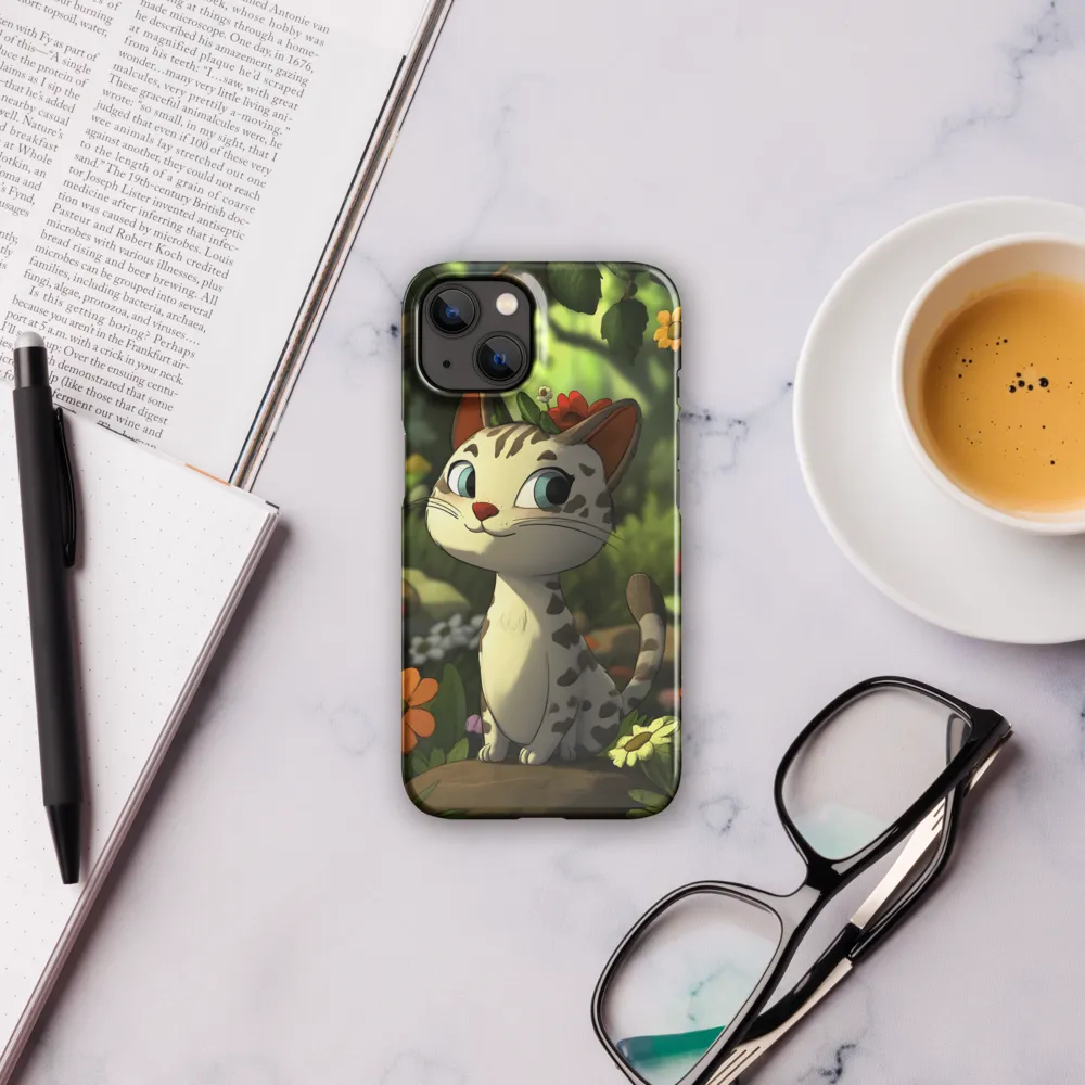 Whimsical Forest Cat | Phone Case |  13 | Snap Case | Glossy