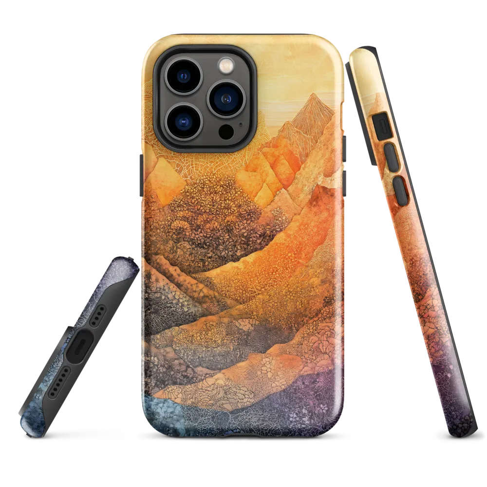 Serene Peaks of Color