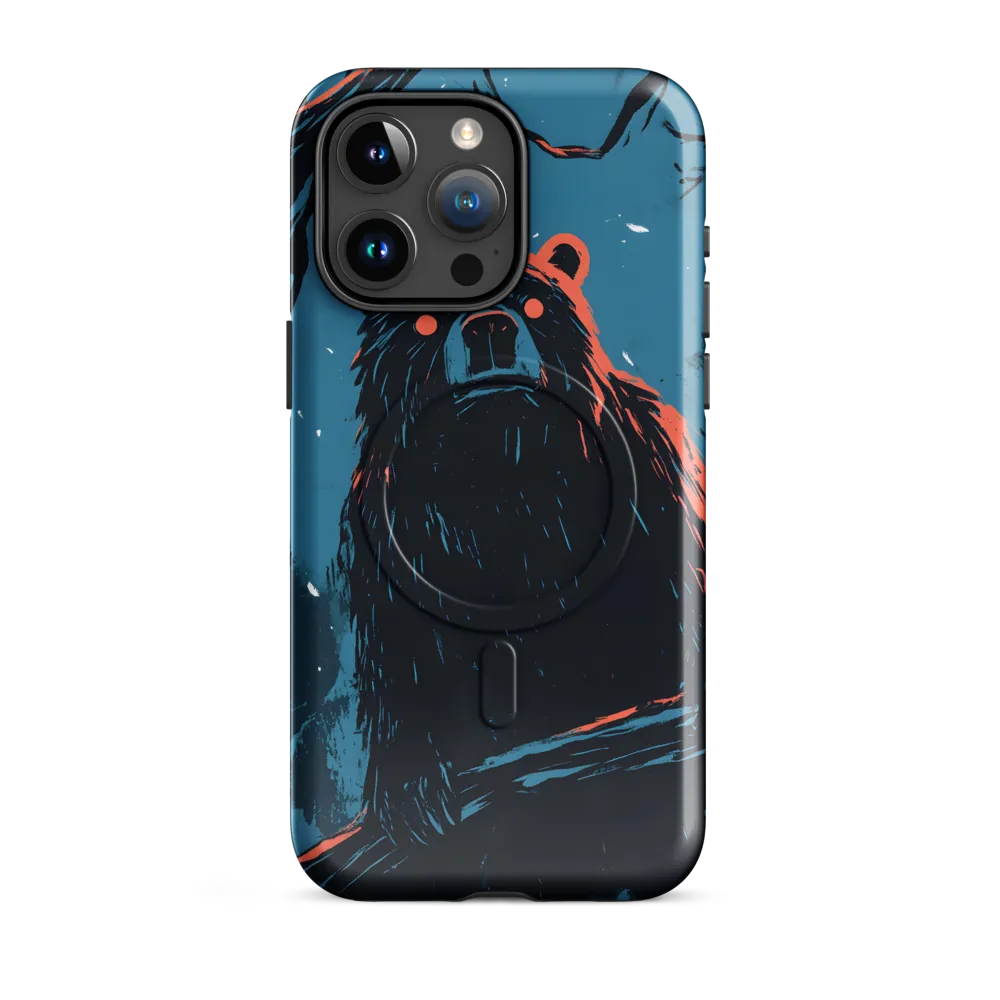 Eerie Majesty: A Bear in the Night