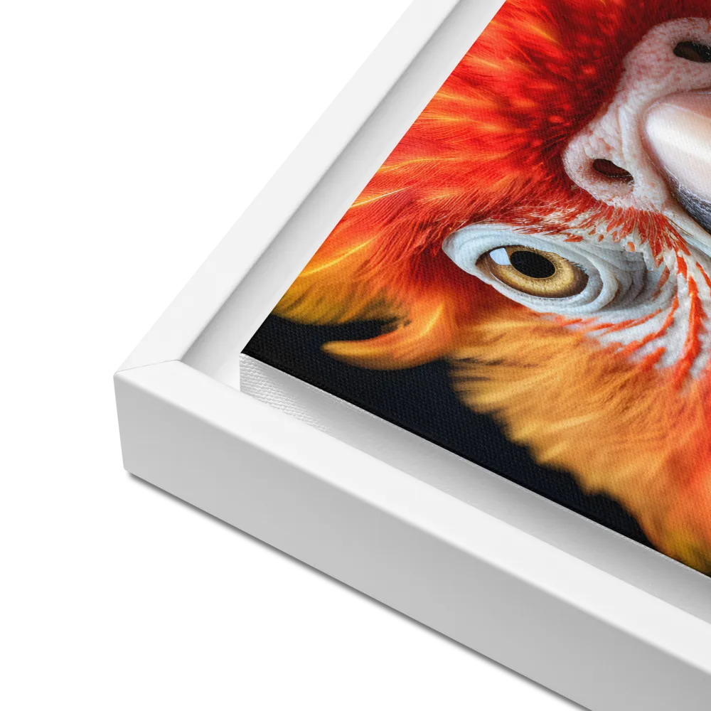 The Fiery Gaze of the Parrot
