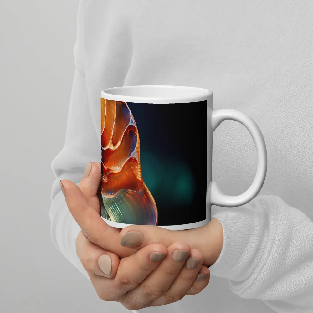 Elegance of the Nautilus Shell | Mugs | Multiple Sizes & Colors