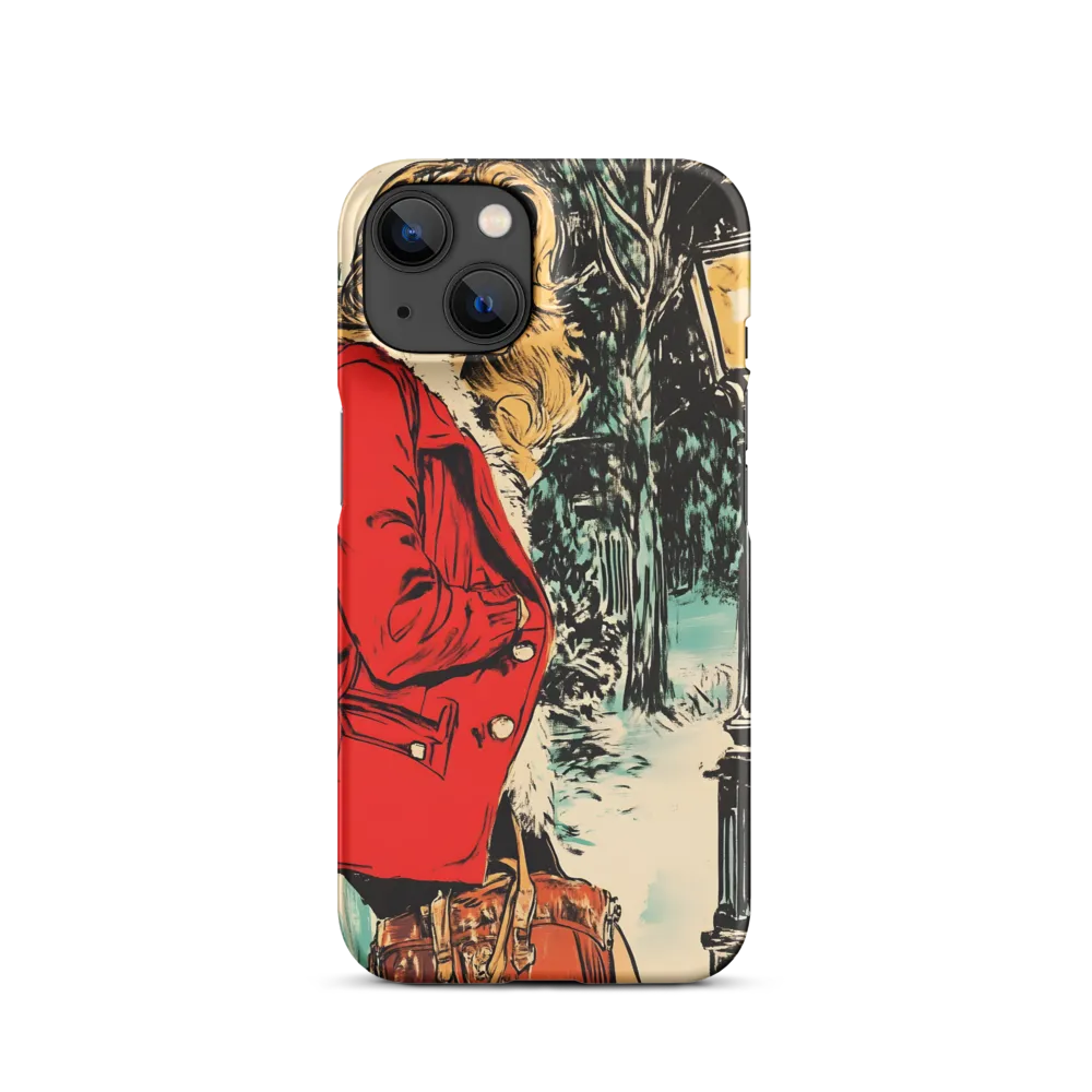 Winter Glamour in Red | Phone Case |  14 | Snap Case | Matte