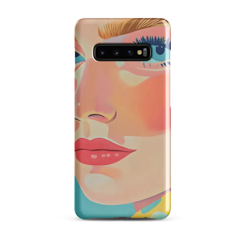 Vibrant Elegance: A Pop Art Portrait | Phone Case |  S10 Plus | Snap Case | Glossy