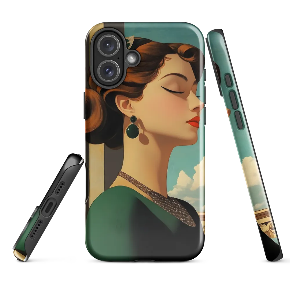Elegance in Art Deco: A Portrait of Grace