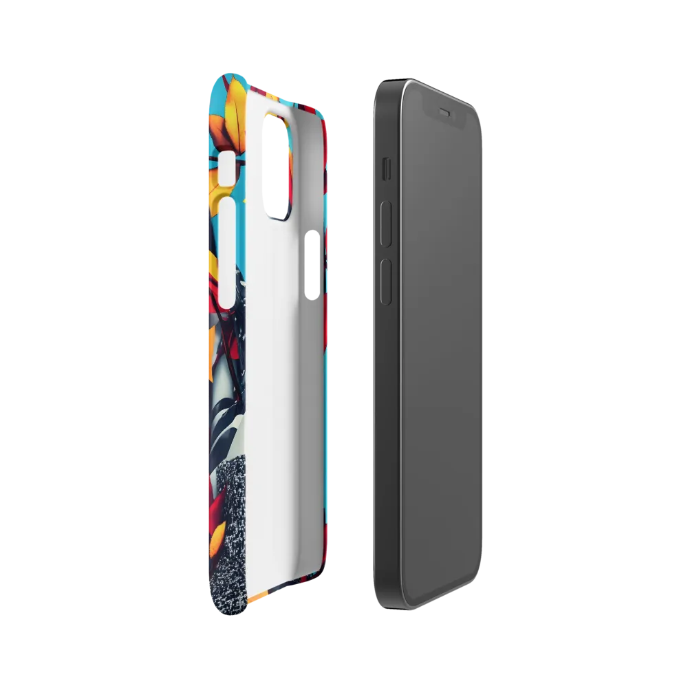 Futuristic Fusion: Nature Meets Technology | Phone Case |  12 Mini | Snap Case | Matte