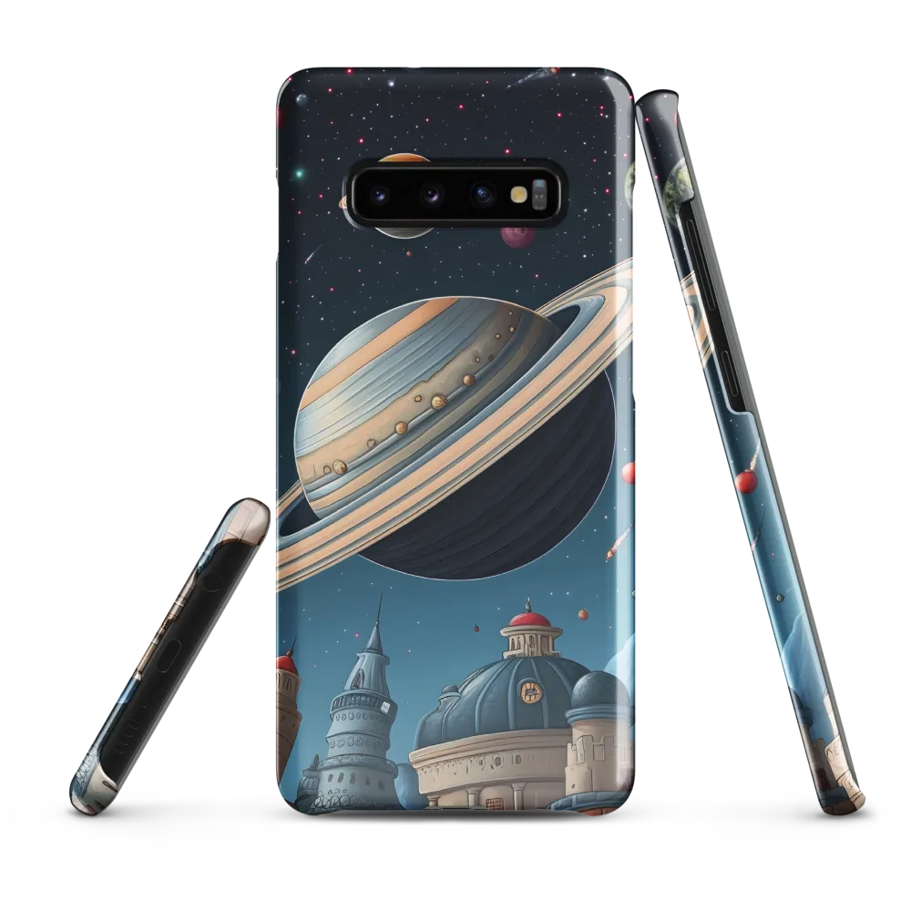 Celestial Cityscape: Wonders of the Cosmos | Phone Case |  S10 Plus | Snap Case | Glossy