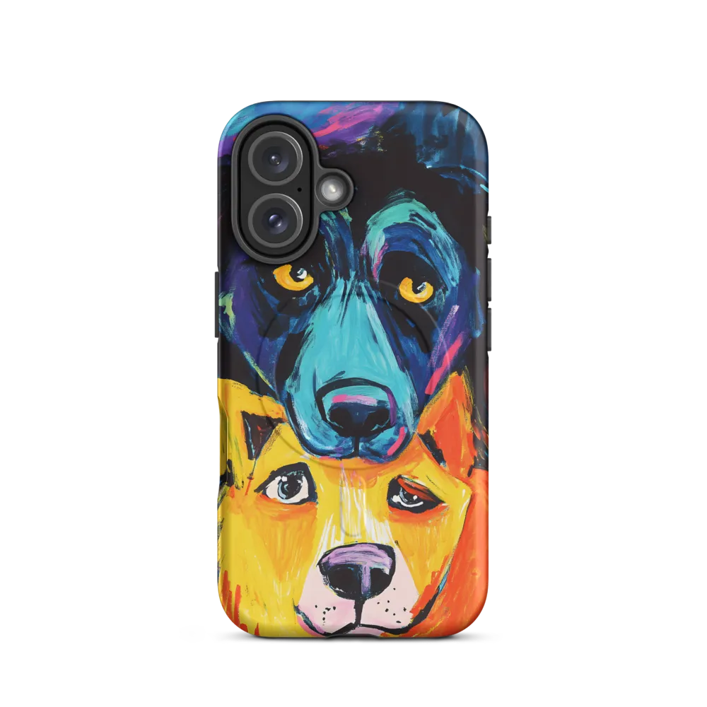 Vibrant Companions: An Expression of Canine Spirit