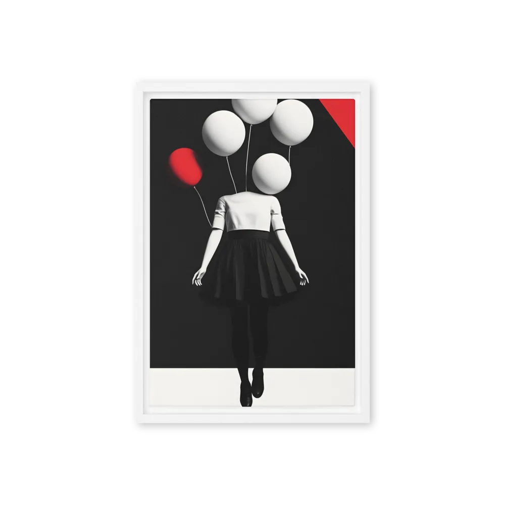 Suspended in Mystery | Canvas with White Frame | 12″×18″
