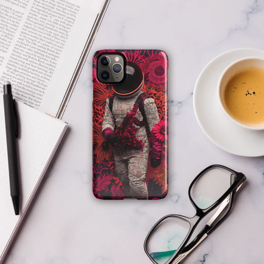 Cosmic Blooms: A Journey Through Space and Nature | Phone Case |  11 Pro Max | Snap Case | Glossy