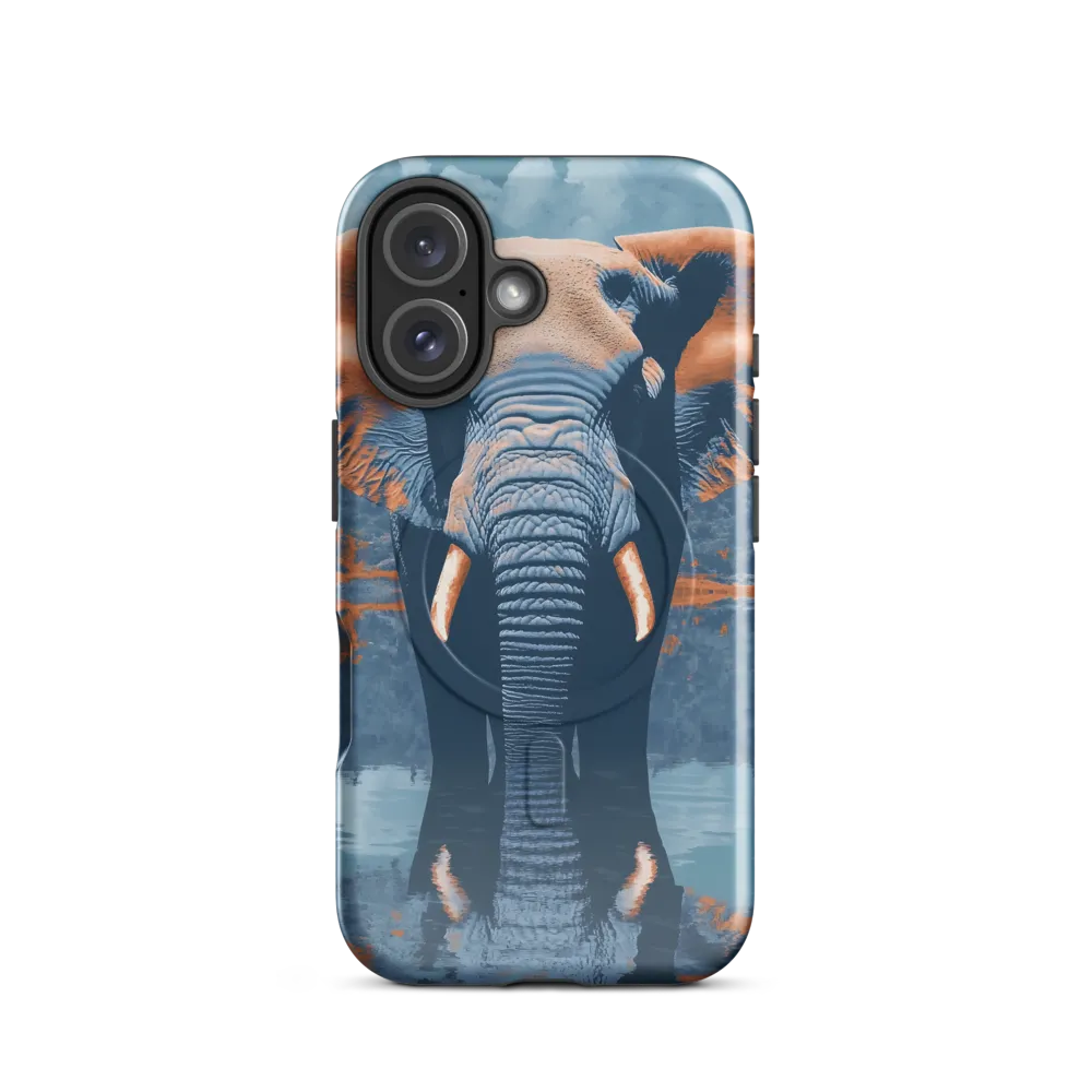 Majestic Reflection: The Elephant's Serenade